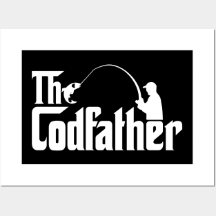 'The Codfather' Fishing Design Posters and Art